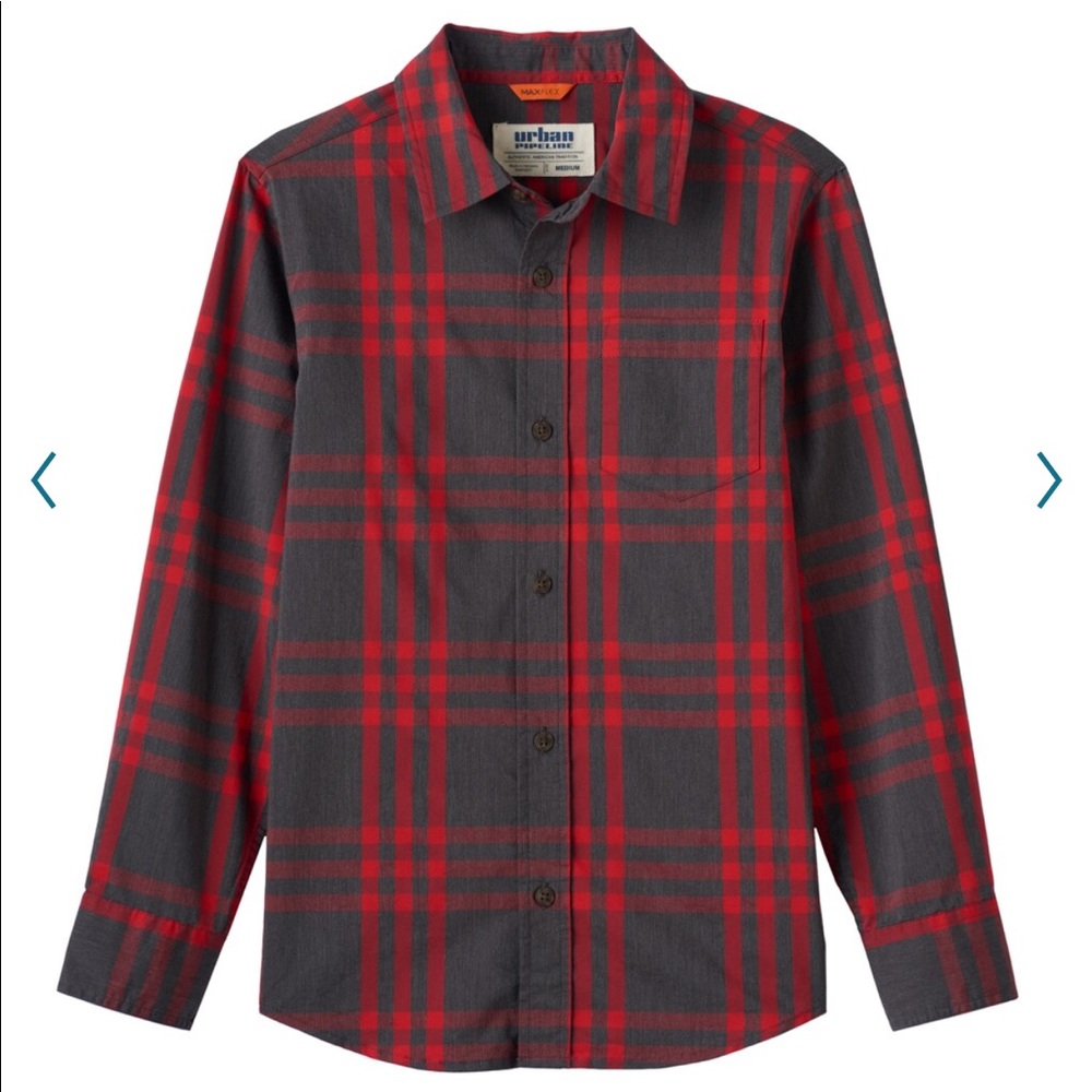 Urban pipeline plaid shirt size medium